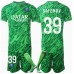 Paris Saint-Germain Matvei Safonov #39 Keeper Hjemmedraktsett Barn 2024-25 Kortermet (+ Korte bukser)